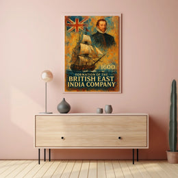 Formation of the British East India Company Poster