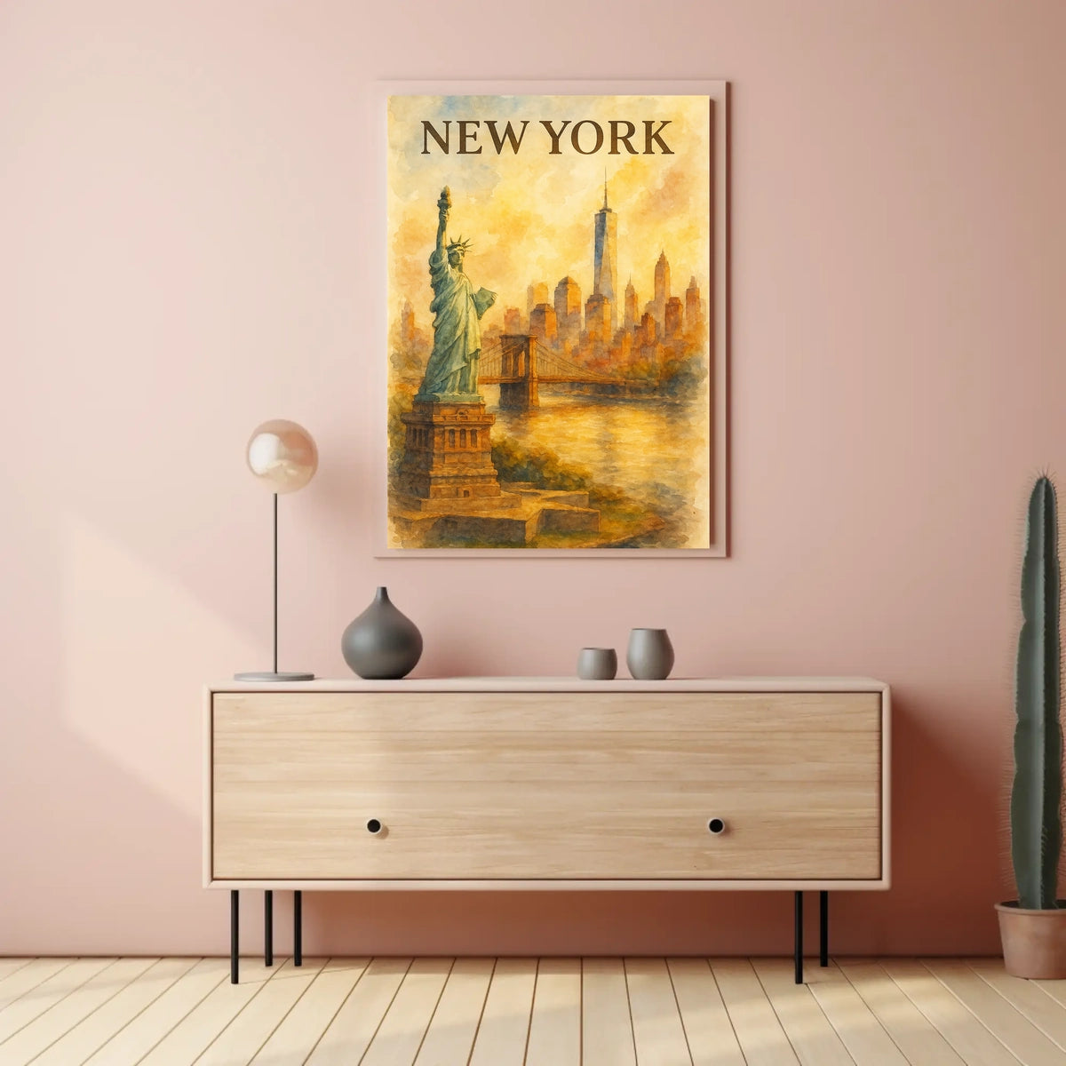 New York Cityscape Poster