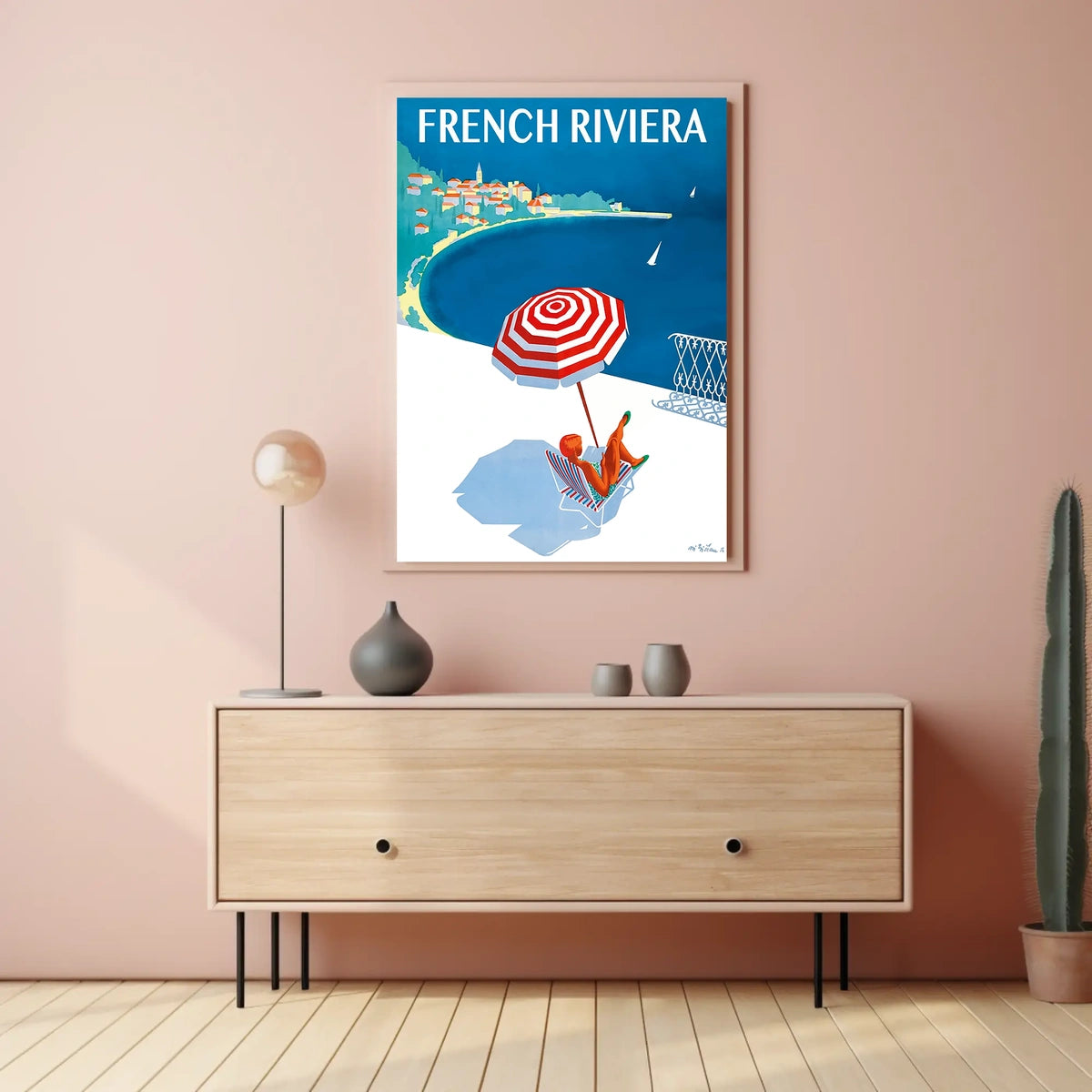 French Riviera Getaway Poster