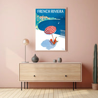 French Riviera Getaway Poster