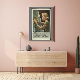 Woman's Place in War Poster PosterGoat