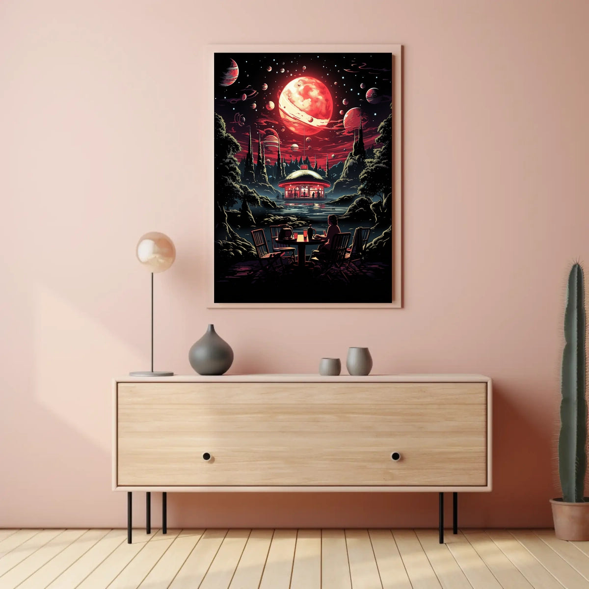 Cosmic Diner Dreamscape Poster