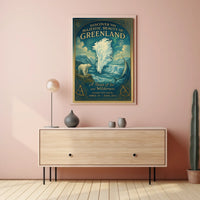 Greenland's Natural Beauty Exhibition Icy Landscapes Wildlife Poster
