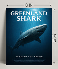 Greenland Shark Beneath the Arctic Poster PosterGoat