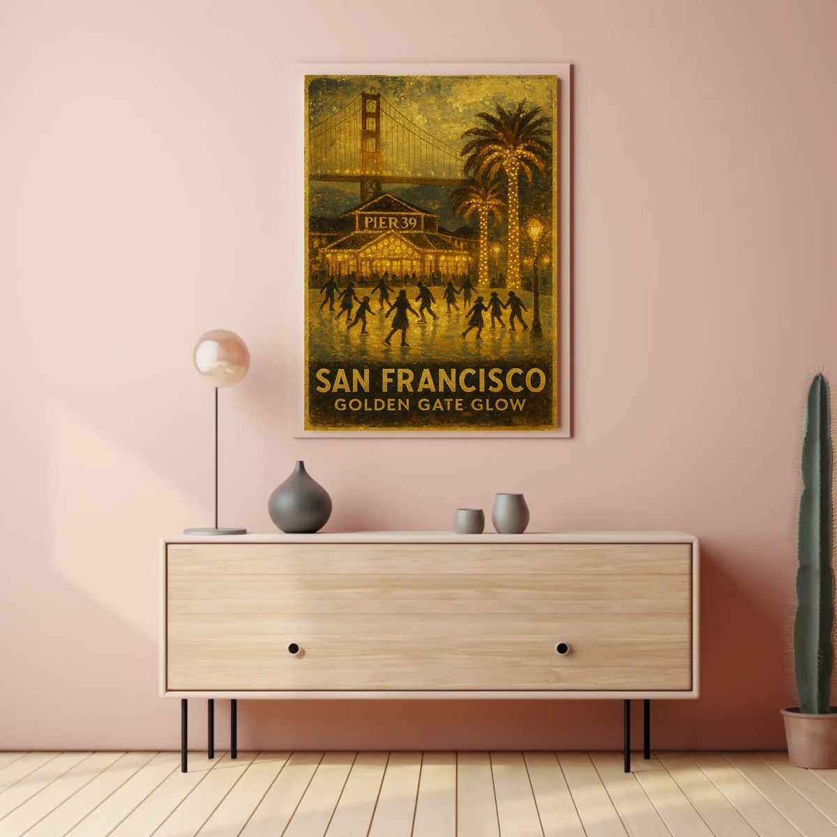 San Francisco Golden Gate Glow Poster