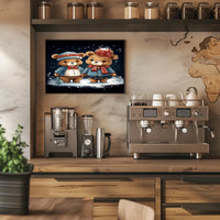 Winter Wonderland Bears Poster