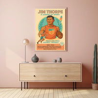 Jim Thorpe Iconic Sports Legend Jim Thorpe Poster