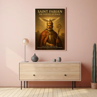 Saint Fabian The Pontiff of Peace Poster