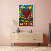 Albania Vibrant Heritage Poster