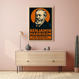 Benjamin Harrison 23rd President Poster