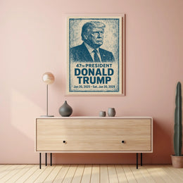 Donald Trump 47th President Poster