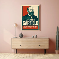 James Garfield 20th President Realism Timeless Poster