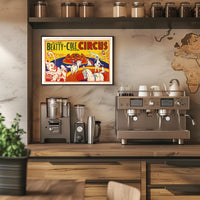 Clyde Beatty-Cole Circus Extravaganza Poster
