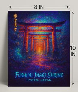 Fushimi Inari Shrine Kyoto Cultural or Heritage Poster