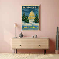Washington DC Capitol Poster