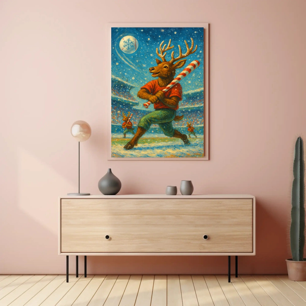 Reindeer Baseball Extravaganza Poster