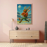 Reindeer Baseball Extravaganza Poster