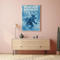 Reindeer Biathlon Poster