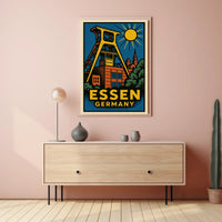 Essen, Germany Industrial Heritage Poster