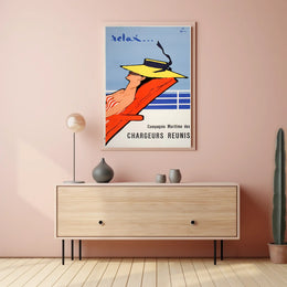 Relax With Chargeurs Réunis Poster