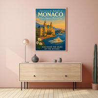 Discover the Jewel of Monaco Poster