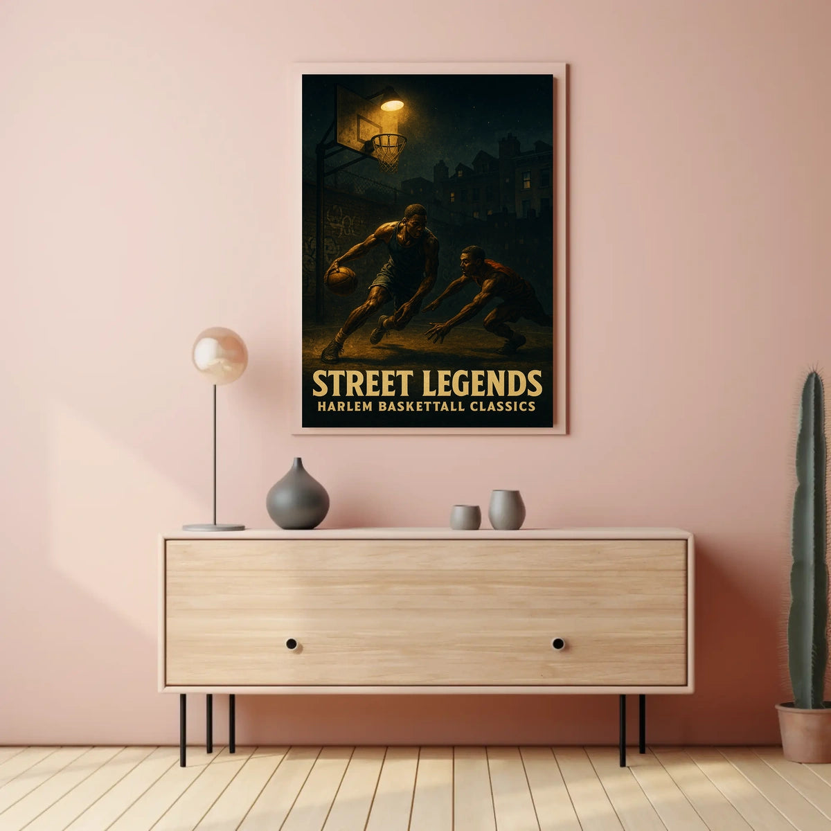 Street Legends Harlem Basketball Classics Poster