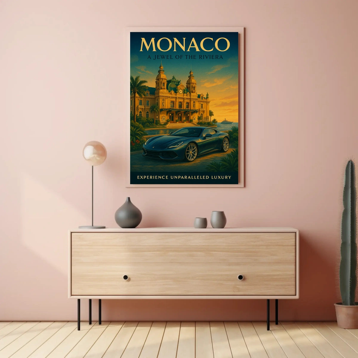 Monaco A Jewel of the Riviera Poster