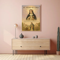 St. Rose of Lima A Radiant Beacon Poster