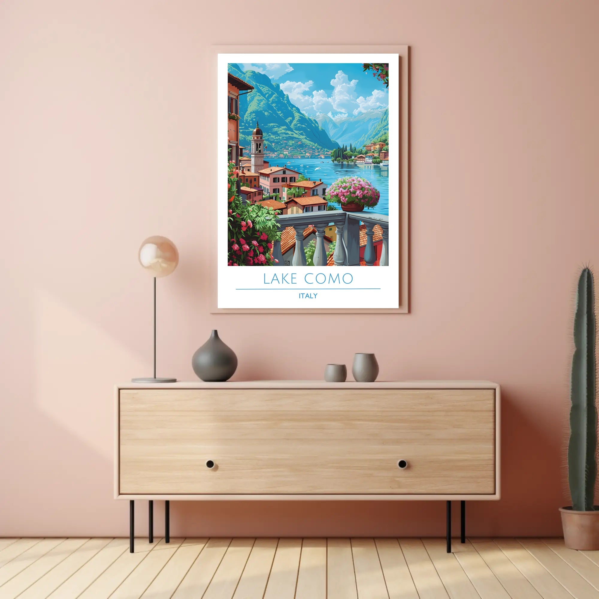 Scenic Lake Como Poster