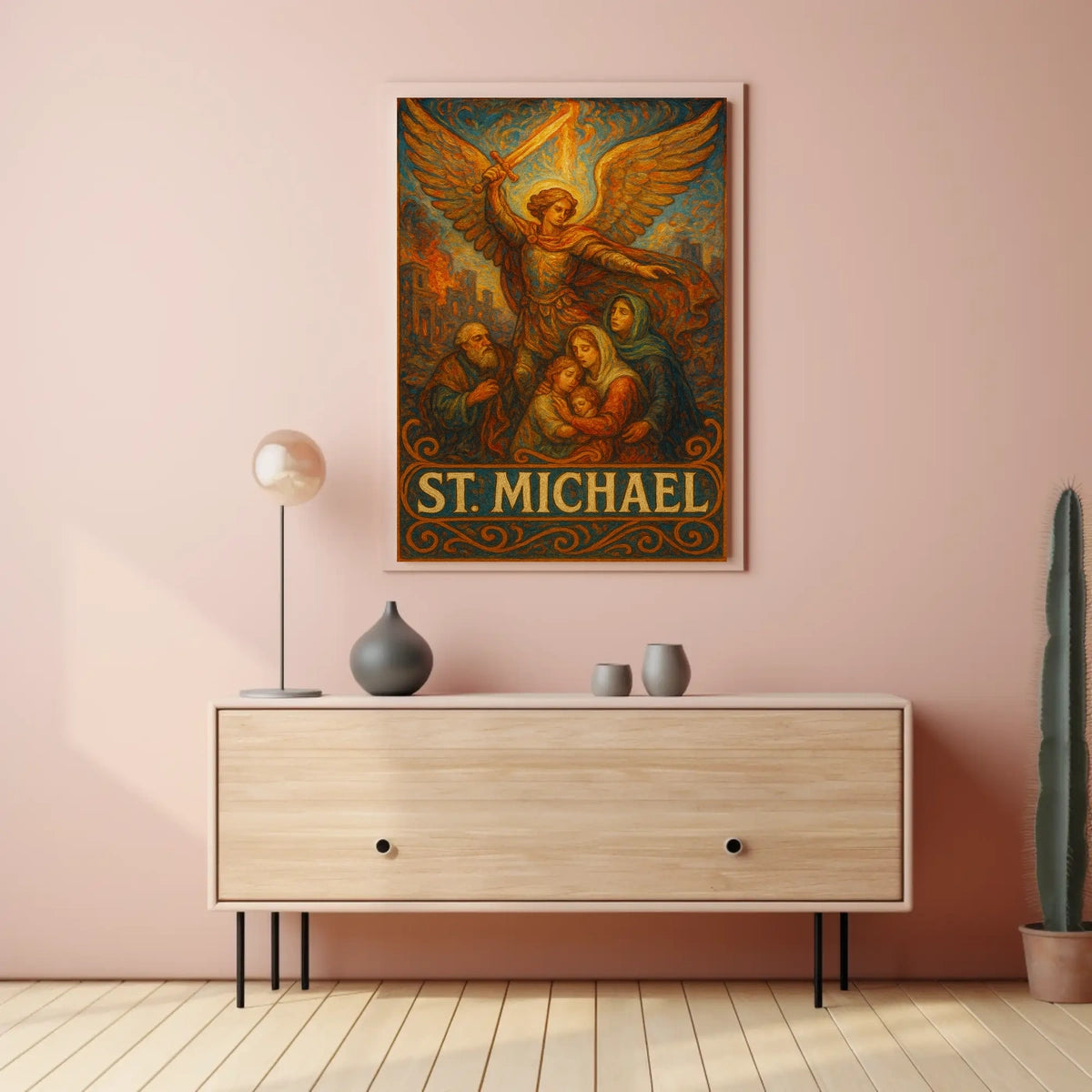 St. Michael Protector And Warrior Poster