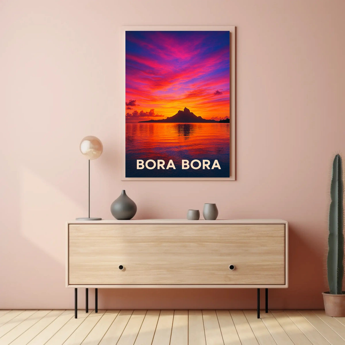Bora Bora Sunset Poster