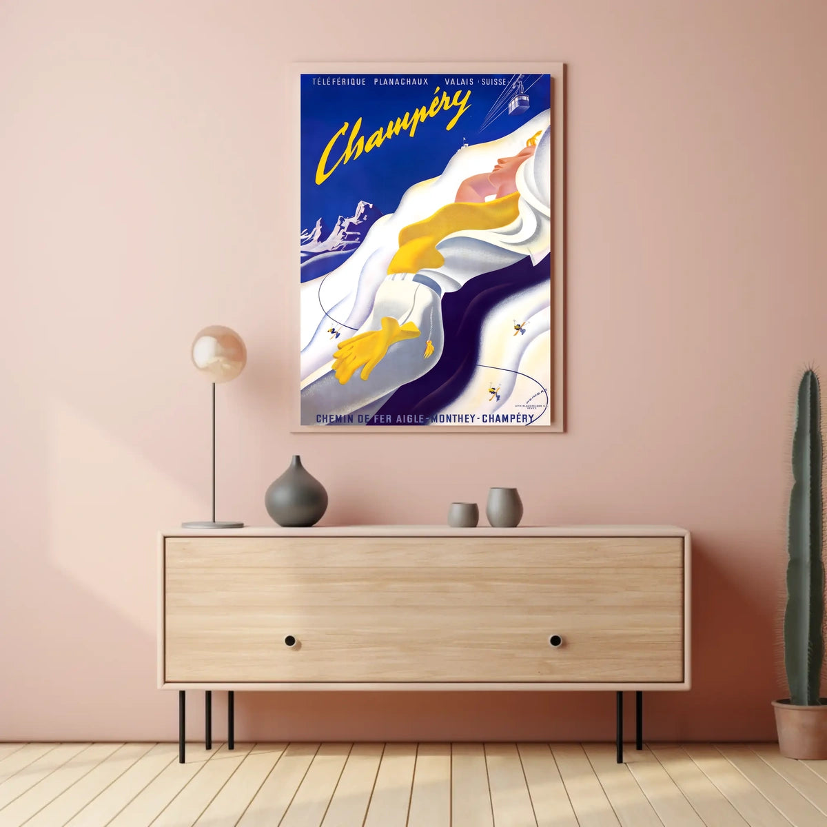 Champéry Ski Resort Poster