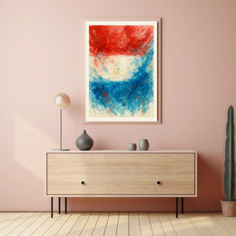 Abstract Patriotism Poster