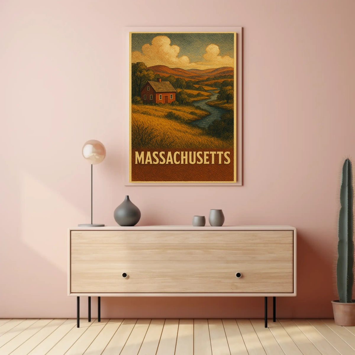 Scenic Massachusetts Poster