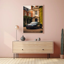 Luxurious Sports Car Elegance Modern Artistic Poster