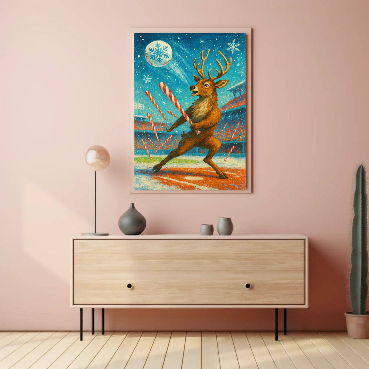 Winter Wonderland Baseball Poster