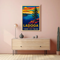 Lake Ladoga Russia Poster