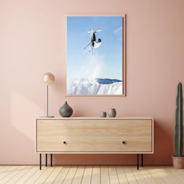 High-Flying Ski Adventure Poster