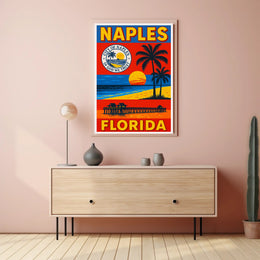 Welcome to Naples, Florida Poster PosterGoat