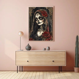 La Catrina Día de los Muertos Cultural Heritage Poster