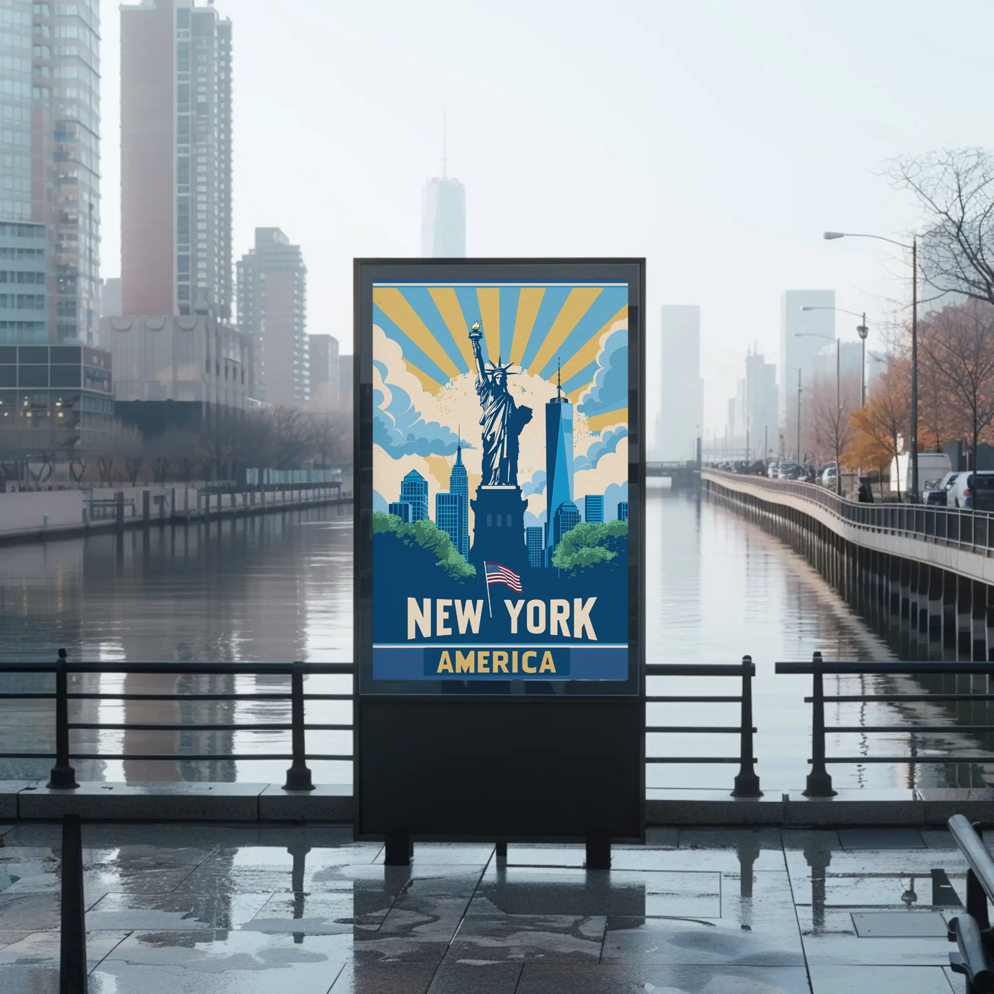 New York Statue of Liberty Poster