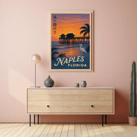 Tranquil Sunset in Naples, Florida Poster