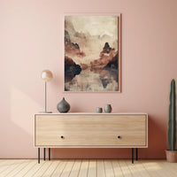Mystical Mountain Landscape Poster