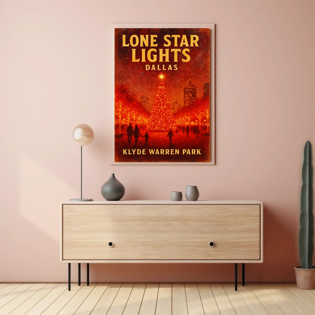 Lone Star Lights at Klyde Warren Park Poster