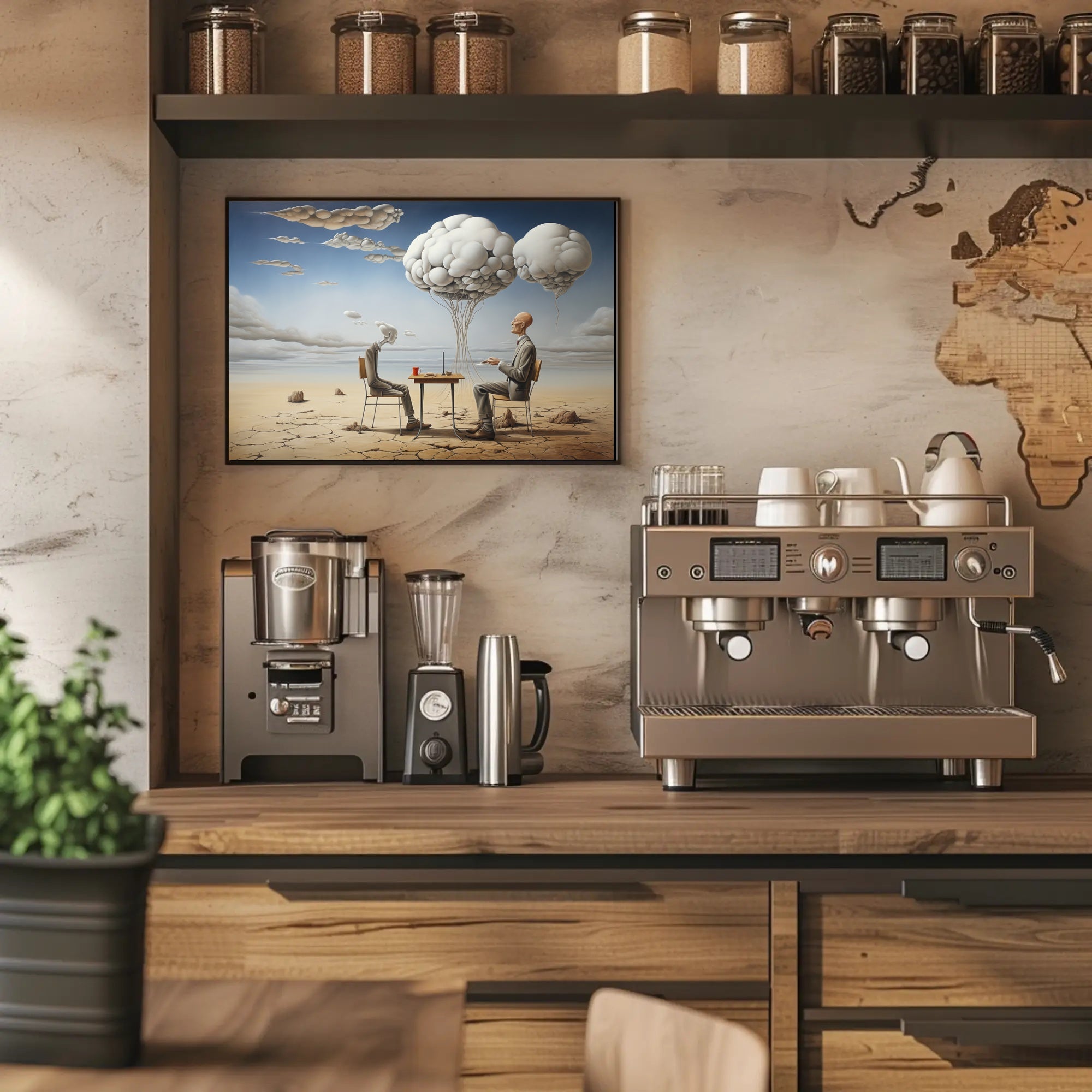 Surreal Desert Dreamscape Art Print - Abstract or Artistic Poster