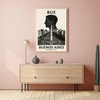 Buenos Aires Silhouette Poster