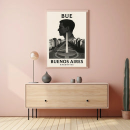 Buenos Aires Silhouette Poster