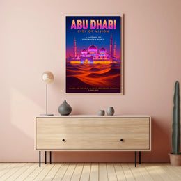 Abu Dhabi Visionary Gateway Travel Poster