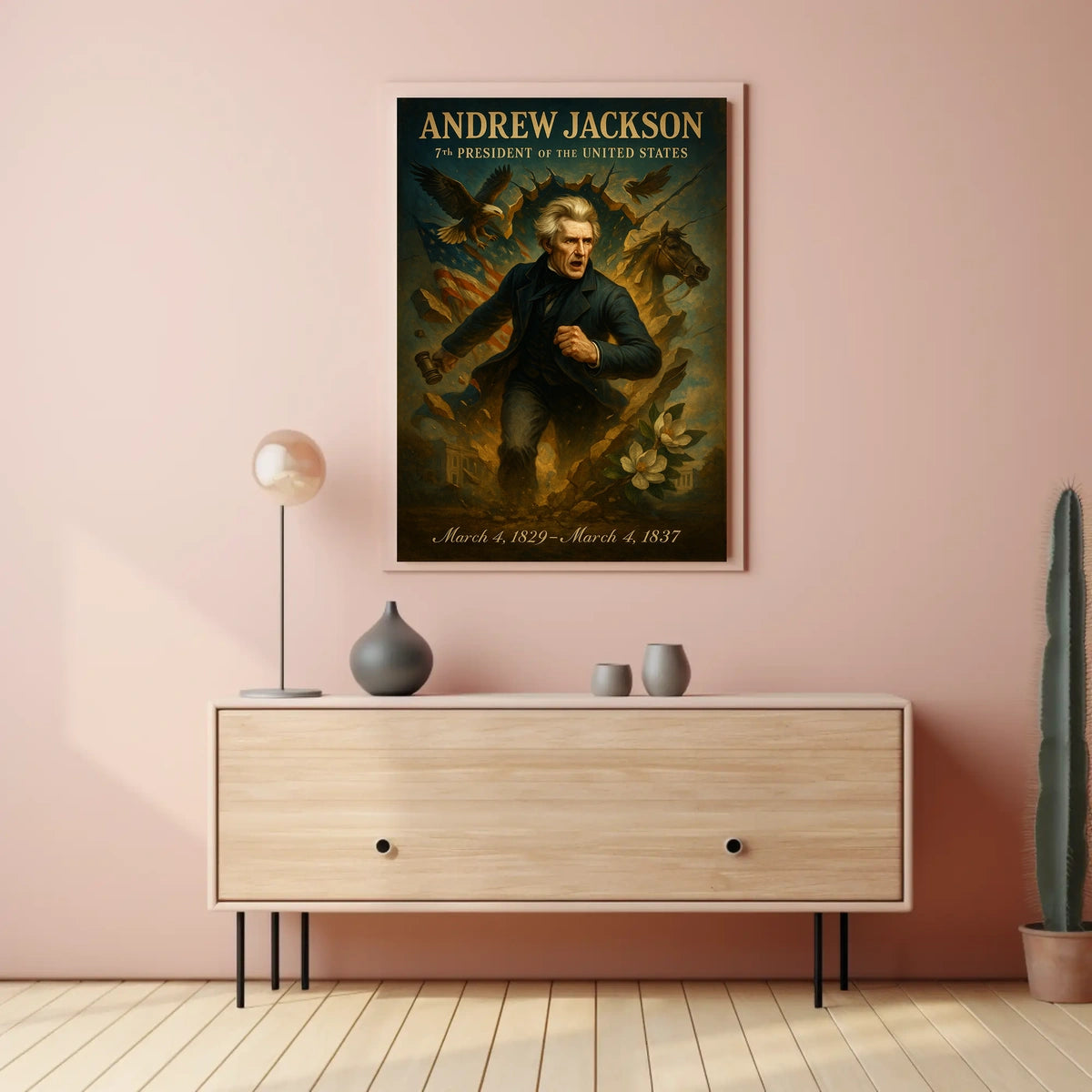 Andrew Jackson 7th President Poster