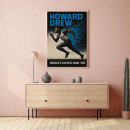 Howard Drew WorldS Fastest Man Poster